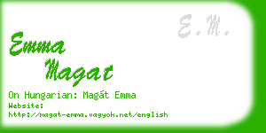 emma magat business card